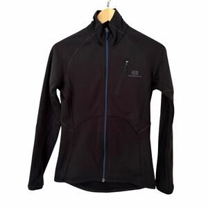 STATE OF ELEVENATE Women's Zip Up Technostretch Lightweight Jacket Black,Small